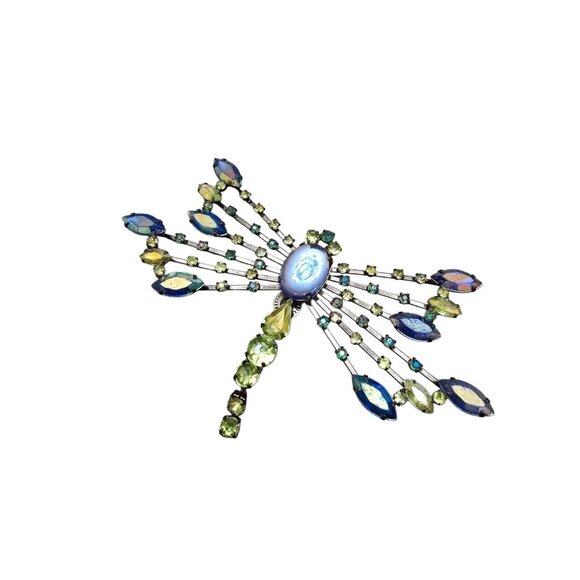 Vintage Acrylic Dragonfly/Butterfly Brooch Attributed To Avon (A8726) - Picture 1 of 6